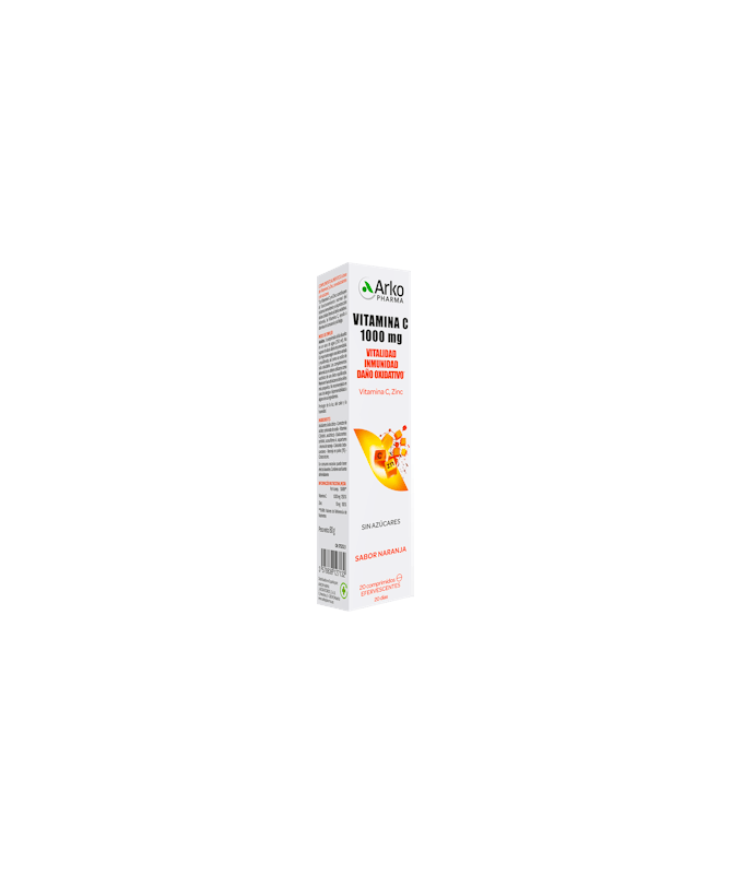 ARKOVITAL VITAMINA C+ZINC 20 COMPR EFERV – foto del producto arkovital vitamina zinc ARKOVITAL VITAMINA C+ZINC 20 COMPR EFERV – foto del producto arkovital vitamina zinc