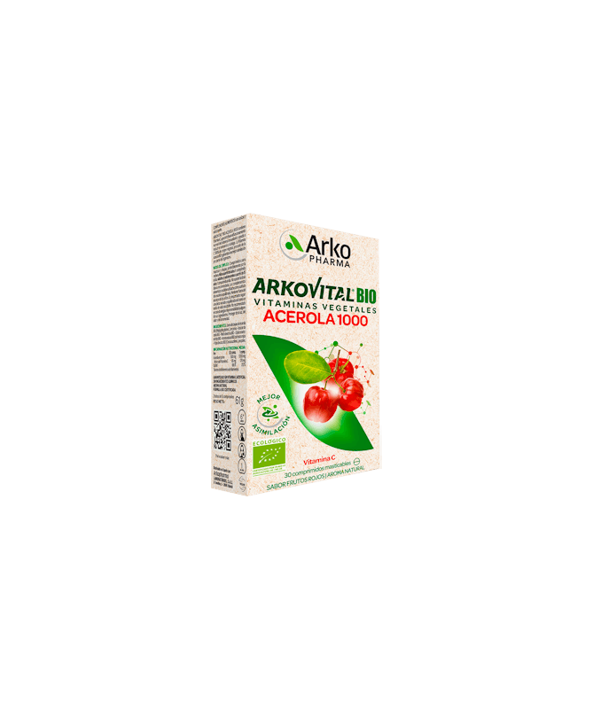 ARKOVITAL ACEROLA 1000VITAMINA C 30 COMP – foto del producto acerola malpighia arkovital ARKOVITAL ACEROLA 1000VITAMINA C 30 COMP – foto del producto acerola malpighia arkovital