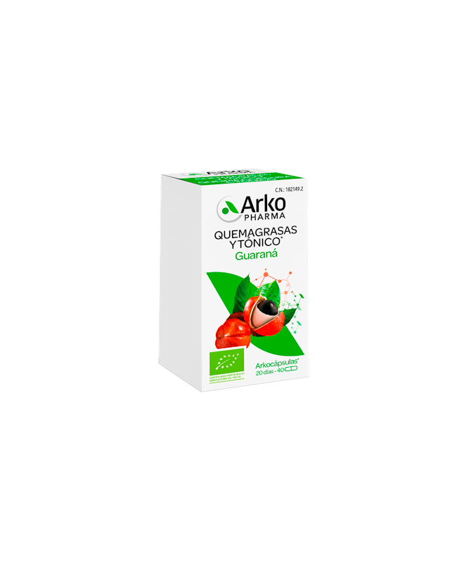 ARKOCAPSULAS GUARANA 45 CAPSULAS – foto del producto cápsula arkocapsulas guarana