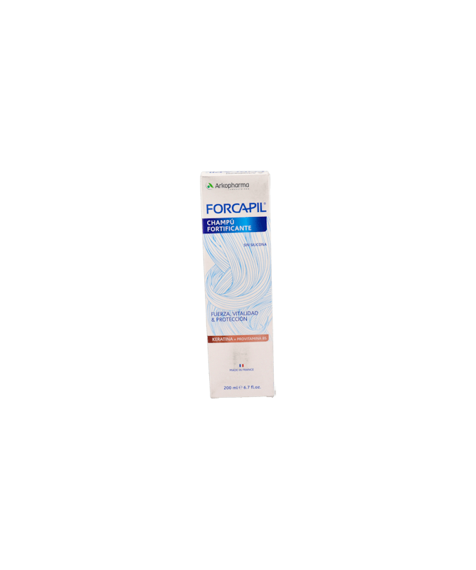 FORCAPIL CHAMPU FORTIF KERATINA 200 ML – foto del producto cada forcapil champu