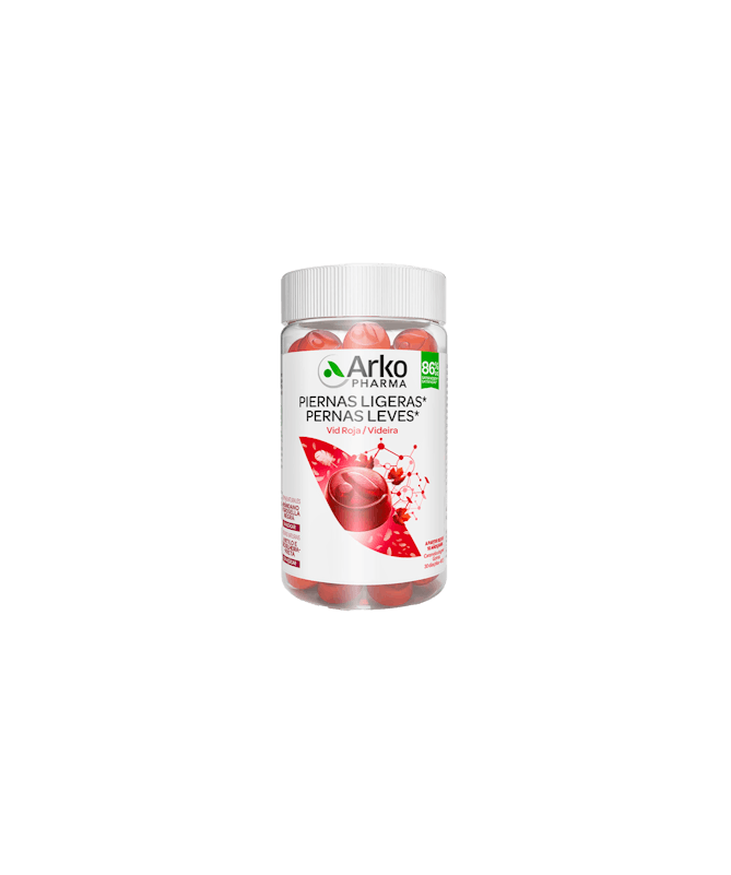 ARKOPHARMA PIERNALIGERAS GUMMI 60 CARAME – foto del producto cada arkopharma piernaligeras
