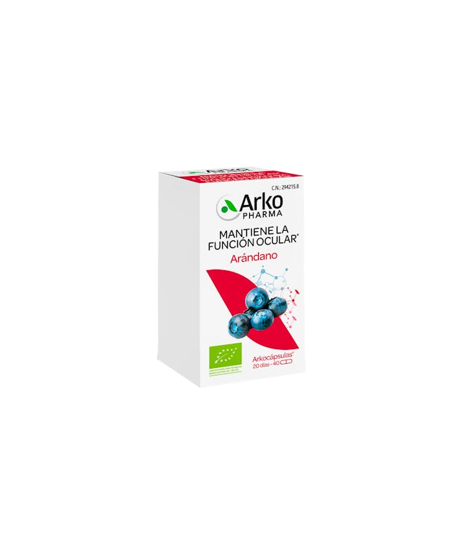 ARKOCAPSULAS ARANDANO BIO 40 CAPSULAS – foto del producto arkocapsulas arandano bio ARKOCAPSULAS ARANDANO BIO 40 CAPSULAS – foto del producto arkocapsulas arandano bio