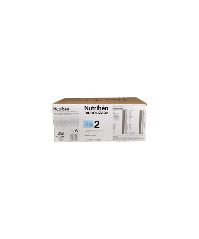 NUTRIBEN HIDROLIZADA 2 6X400 GR – foto del producto nutriben hidrolizada 6x400