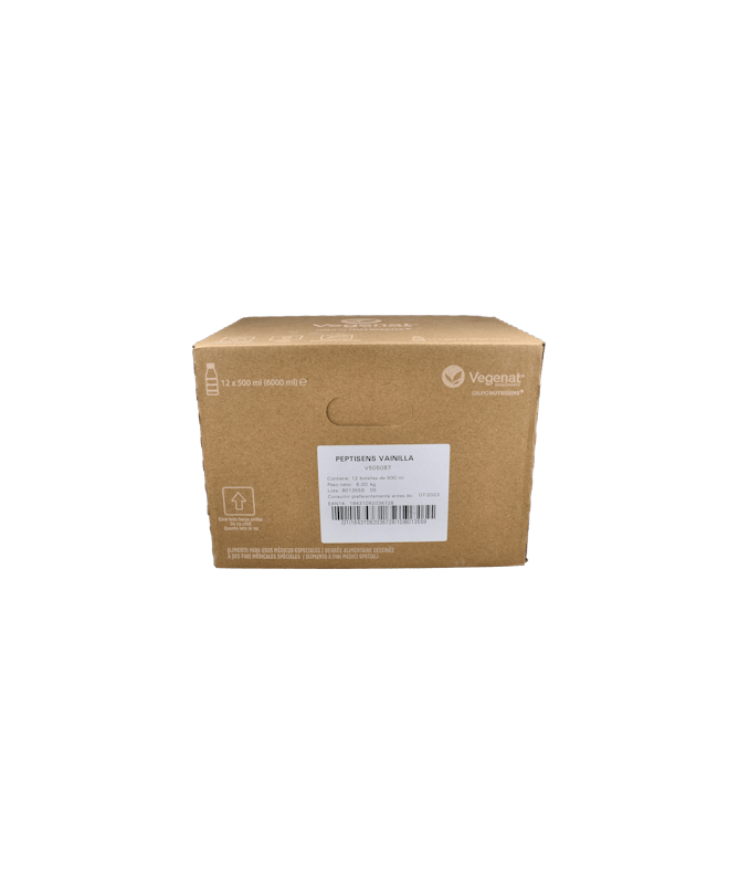 PEPTISENS 12 BOTELLAS VAINILLA 500 ML – foto del producto cada peptisens botellas
