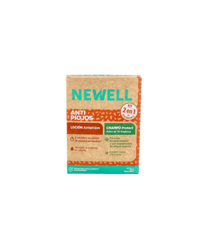 KIT LOCION Y CHAMPU NEWELL ANTIPIOJOS 10 – foto del producto cada kit locion