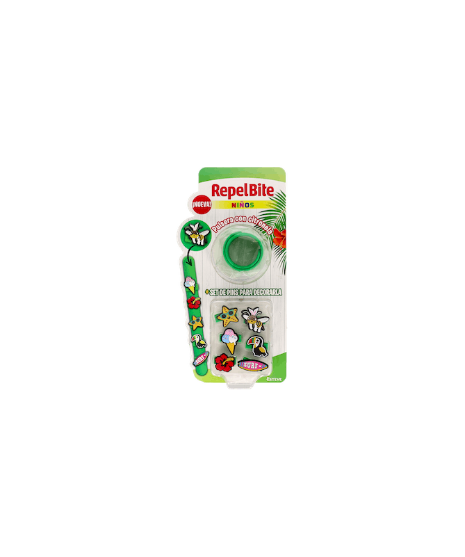 REPEL BITE NIÑOS PULSERA CITRONELA PERS – foto del producto cada repel bite REPEL BITE NIÑOS PULSERA CITRONELA PERS – foto del producto cada repel bite