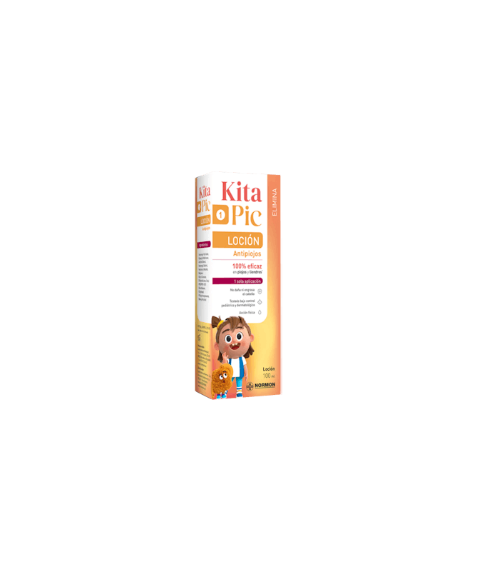 KITAPIC LOCION PIOJOS FENOTRINA 100 ML – foto del producto kitapic locion piojos