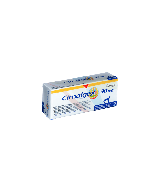CIMALGEX 30 MG 32COMP VETOQUINOL – foto del producto cada cimalgex 32comp CIMALGEX 30 MG 32COMP VETOQUINOL – foto del producto cada cimalgex 32comp