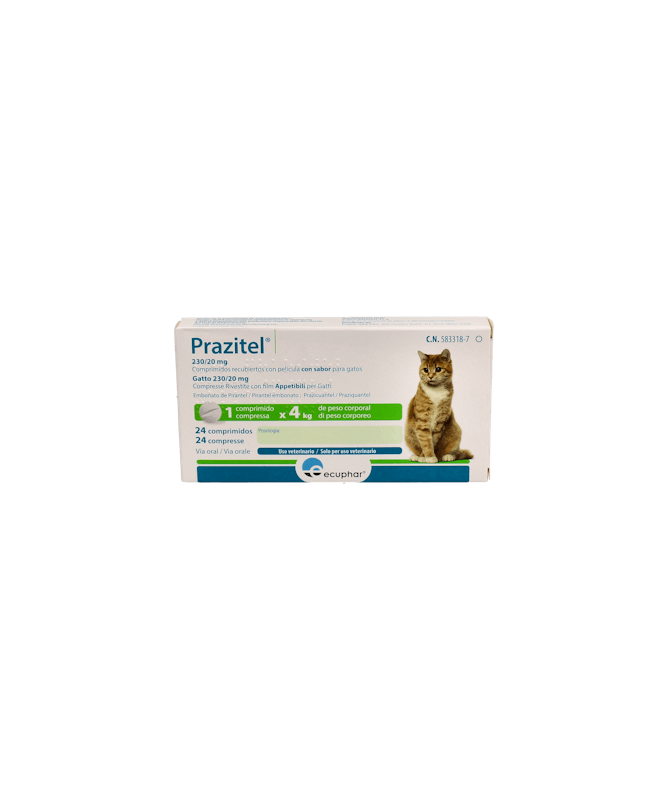 PRAZITEL GATOS 24 COMP ECUPHAR – foto del producto cada prazitel gatos PRAZITEL GATOS 24 COMP ECUPHAR – foto del producto cada prazitel gatos