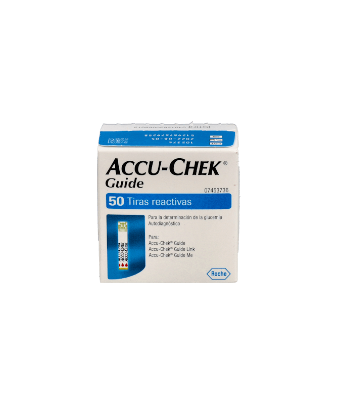 ACCU CHEK GUIDE 50 TIRAS REACT GLUCEMIA – foto del producto cada accu chek ACCU CHEK GUIDE 50 TIRAS REACT GLUCEMIA – foto del producto cada accu chek