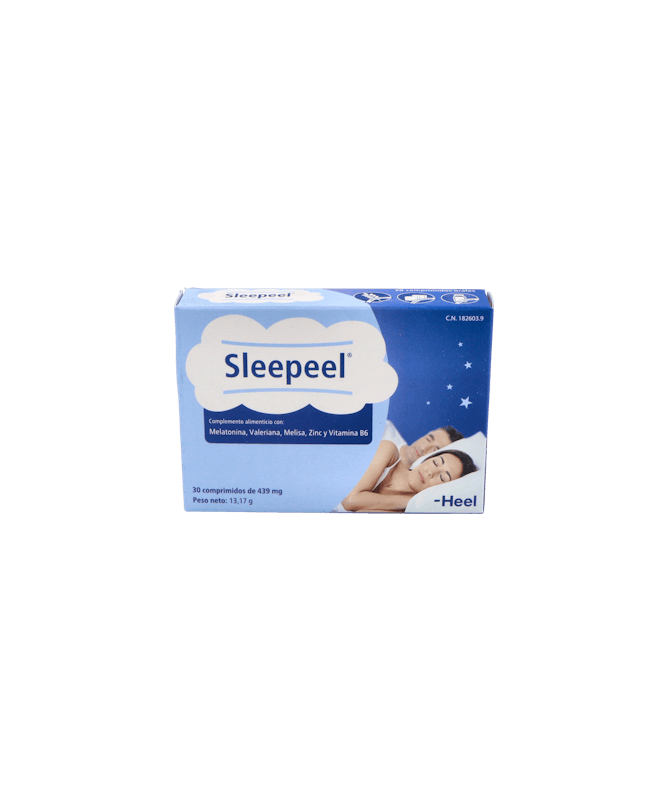 SLEEPEEL 30 COMP. HEEL – foto del producto extracto estabilizante zinc SLEEPEEL 30 COMP. HEEL – foto del producto extracto estabilizante zinc