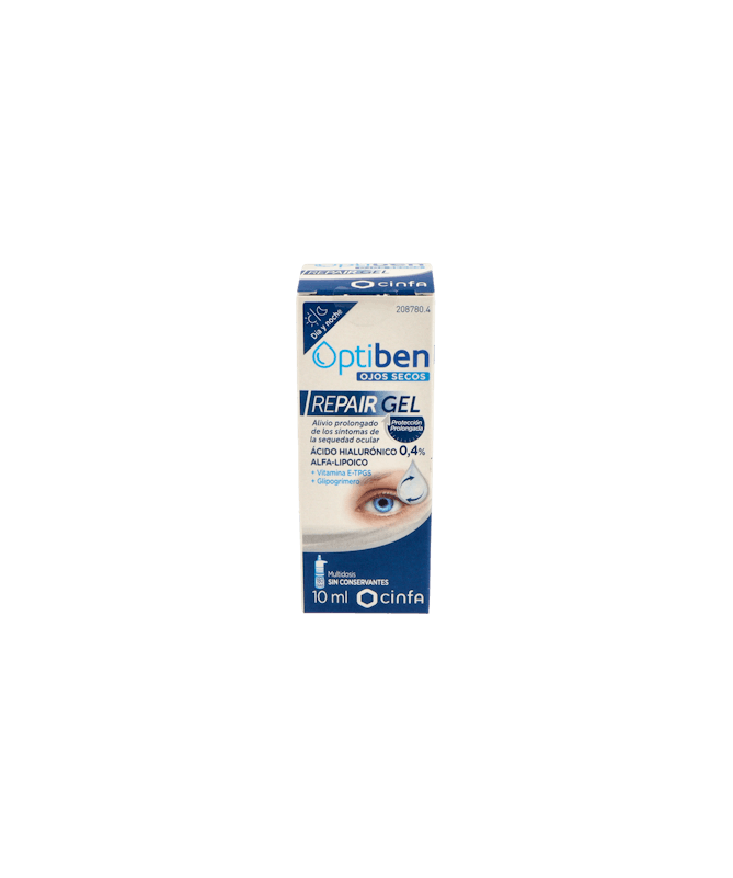 OPTIBEN REPAIR GEL 10 ML – foto del producto cada optiben repair