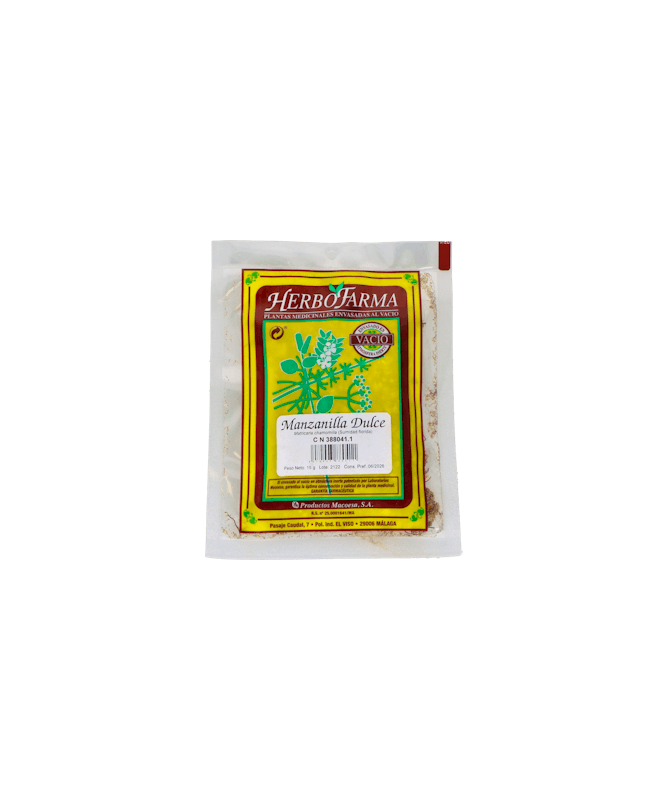MANZANILLA DULCE HERBOFARMA AL VACIO – foto del producto cada manzanilla dulce MANZANILLA DULCE HERBOFARMA AL VACIO – foto del producto cada manzanilla dulce