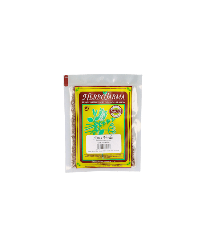 ANIS VERDE HERBOFARMA AL VACIO 50G – foto del producto anisum anis verde ANIS VERDE HERBOFARMA AL VACIO 50G – foto del producto anisum anis verde