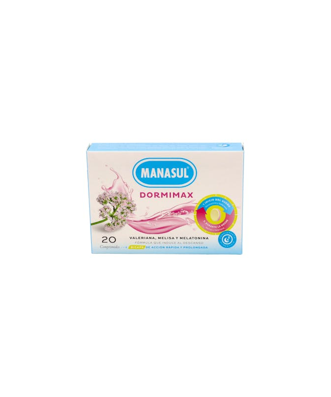 MANASUL DORMI MAX 30 COMPRIMIDOS – foto del producto cada manasul dormi