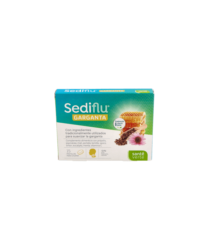 SEDIFLU GARGANTA 15 PASTILLAS – foto del producto cada sediflu garganta SEDIFLU GARGANTA 15 PASTILLAS – foto del producto cada sediflu garganta