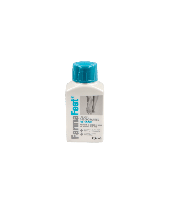 FARMAFEET POLVOS DESODORANTES PIES 75 G – foto del producto cada farmafeet polvos FARMAFEET POLVOS DESODORANTES PIES 75 G – foto del producto cada farmafeet polvos