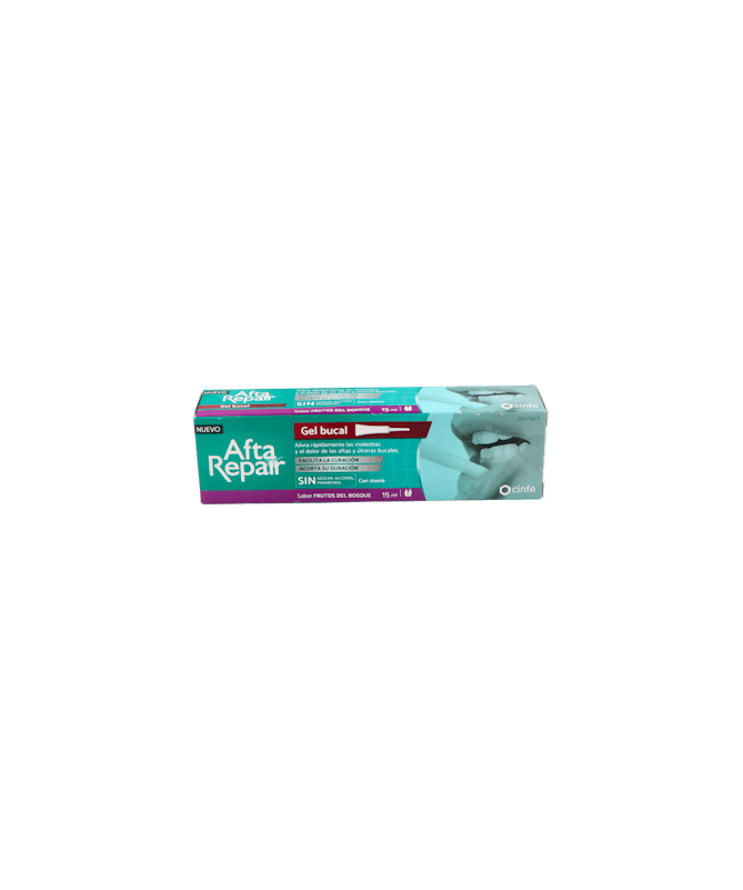 AFTA REPAIR GEL FRUTOS BOSQUE 15 ML – foto del producto cada afta repair