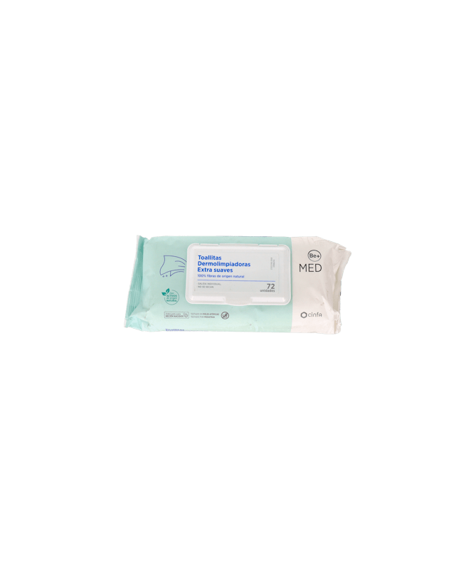 BE+MED TOALLITAS DERMOLIMP EXT SUAVE 72U – foto del producto med toallitas dermolimp