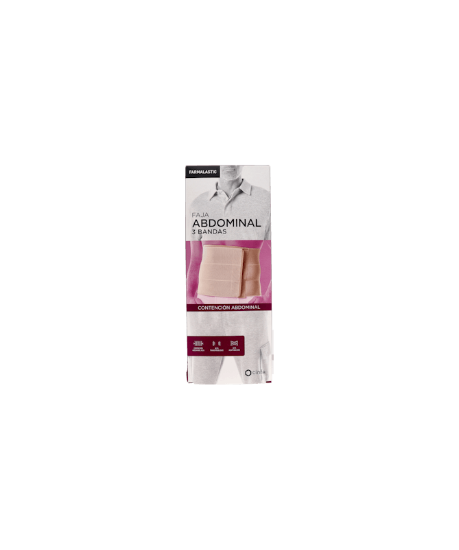 FAJA FARMALASTIC ABDOMINAL 3 BANDAS T P – foto del producto faja farmalastic abdominal FAJA FARMALASTIC ABDOMINAL 3 BANDAS T P – foto del producto faja farmalastic abdominal