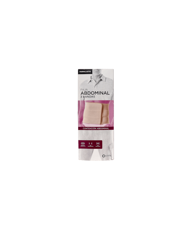 FAJA FARMALASTIC ABDOMINAL 3 BANDAS T M – foto del producto faja farmalastic abdominal FAJA FARMALASTIC ABDOMINAL 3 BANDAS T M – foto del producto faja farmalastic abdominal