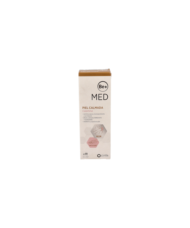 BE+ MED PIEL CALMADA CALAMINA CREMA 50ML – foto del producto med piel calmada BE+ MED PIEL CALMADA CALAMINA CREMA 50ML – foto del producto med piel calmada