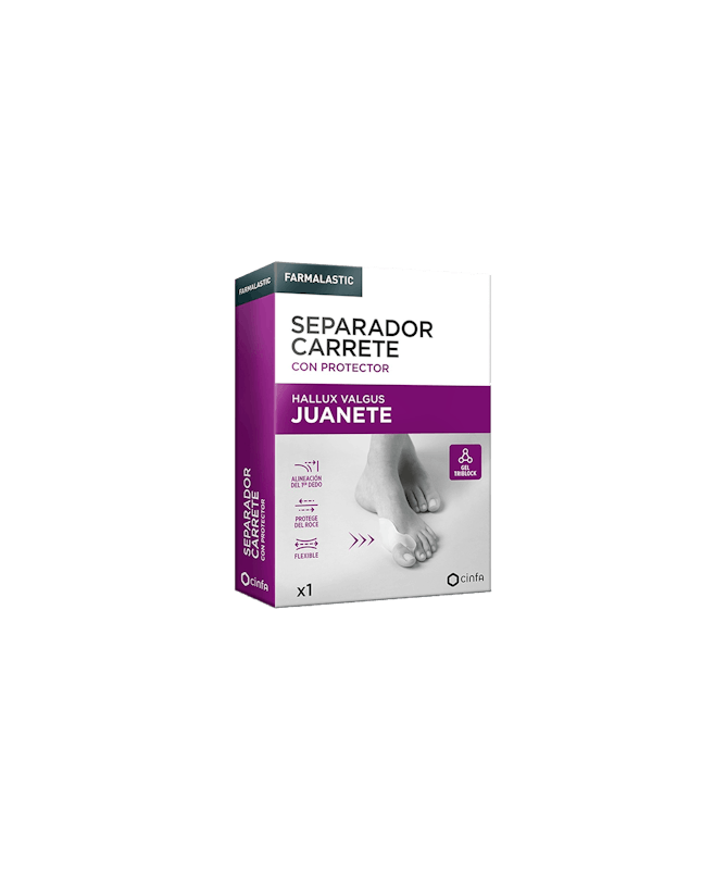 FARMALASTIC SEPARADOR CARRETE T UNICA 2U – foto del producto farmalastic separador carrete FARMALASTIC SEPARADOR CARRETE T UNICA 2U – foto del producto farmalastic separador carrete