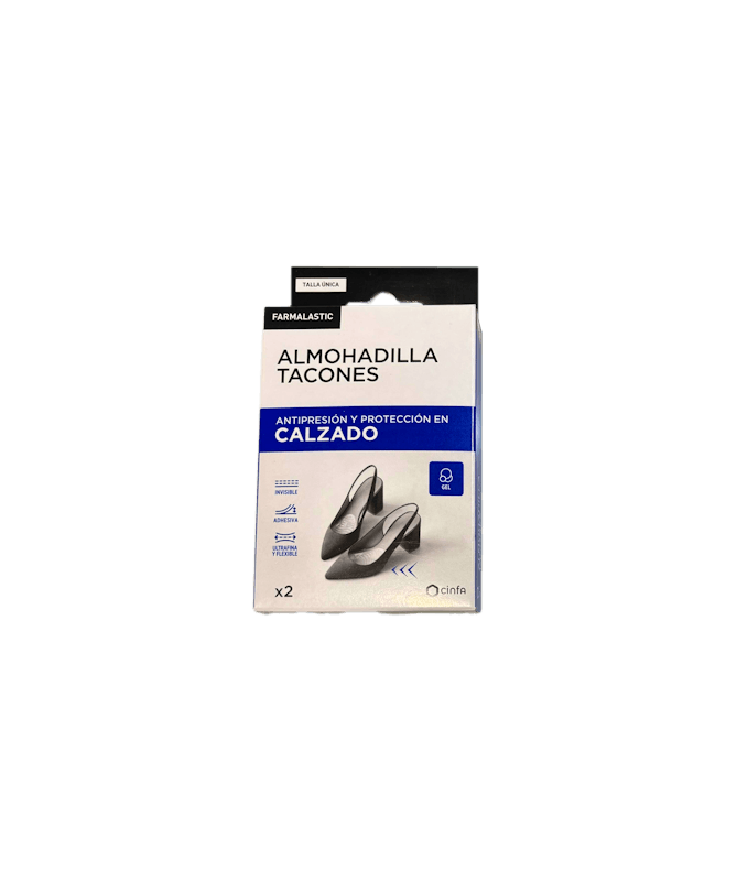 FARMALASTIC ALMOHADILLA TACONES T U 2 UD – foto del producto farmalastic almohadilla tacones FARMALASTIC ALMOHADILLA TACONES T U 2 UD – foto del producto farmalastic almohadilla tacones
