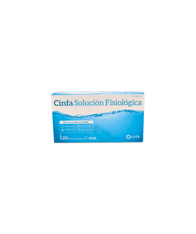 SOLUCION FISIOLOGICA CINFA 20 UNIDOSIS – foto del producto cada solucion fisiologica