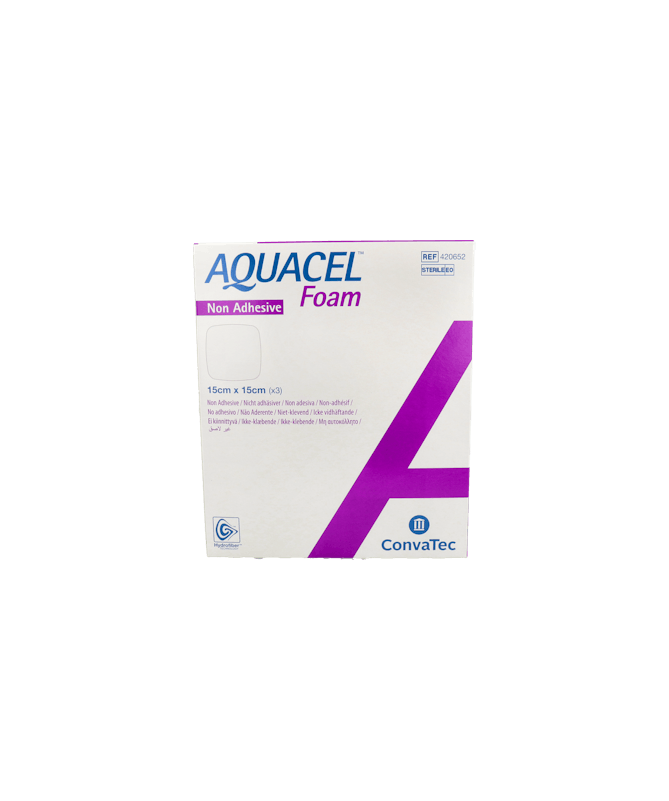 AQUACEL FOAM 15X15 CM 3 APOSITOS – foto del producto aquacel foam 15x15