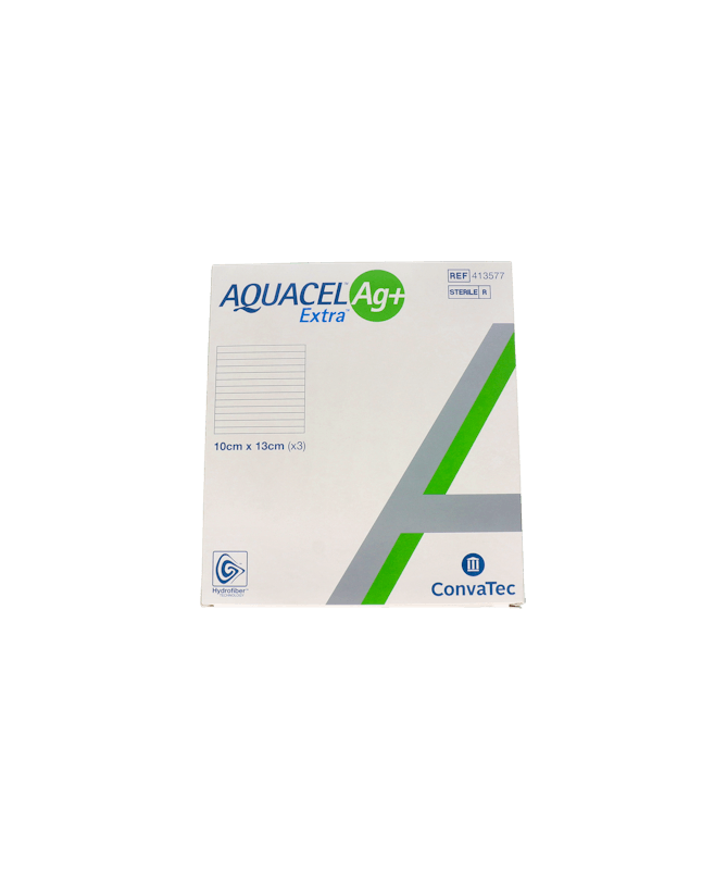 AQUACEL AG PLATA EXTRA 10X13 CM 3 APOSIT – foto del producto plata aquacel extra