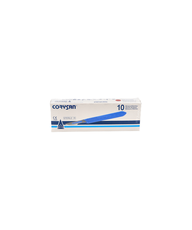 BISTURI COMPLETO CORYSAN N 10 10 UD – foto del producto tejido bisturi completo