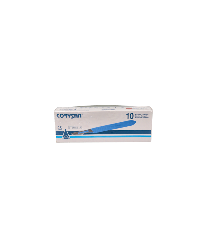 BISTURI CORYSAN COMPLETO N.15 10 UD – foto del producto tejido bisturi corysan BISTURI CORYSAN COMPLETO N.15 10 UD – foto del producto tejido bisturi corysan