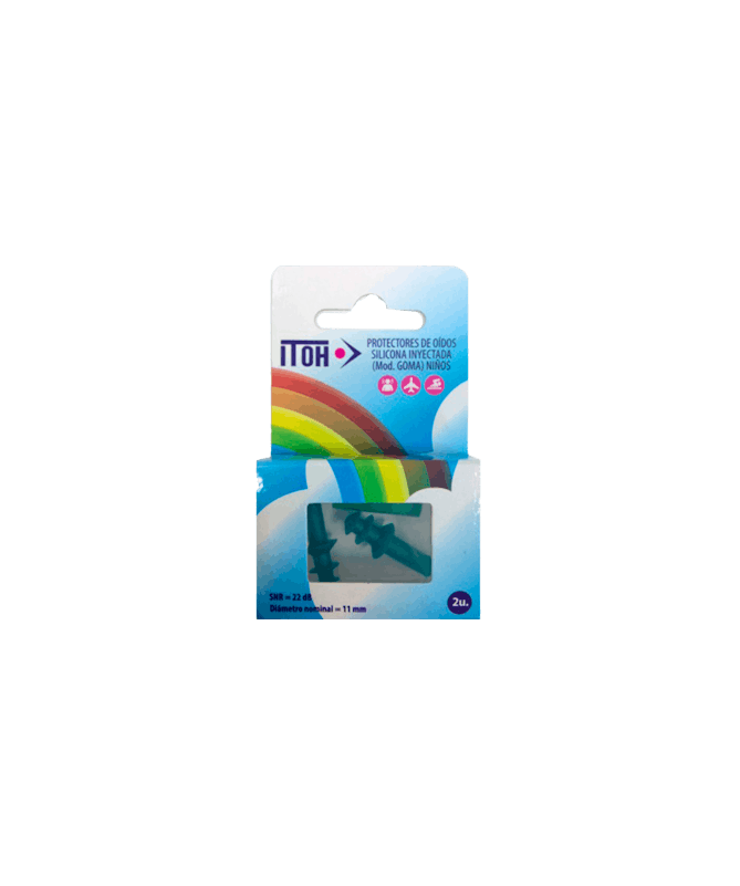 TAPONES ITOH OIDOS SILICONA NIÑOS 2UND – foto del producto cada tapones itoh