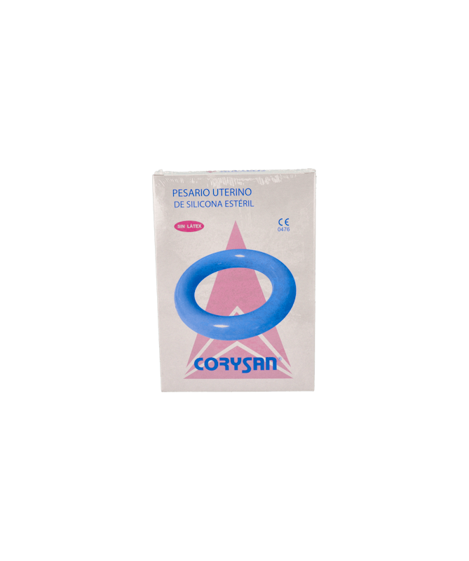 PESARIO UTERINO SILICONA CORYSAN 75 MM. – foto del producto tejido pesario uterino