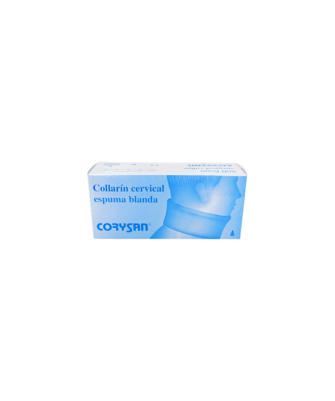 COLLARIN CERVICAL CORYSAN BLANDO T/2 – foto del producto tejido collarin cervical