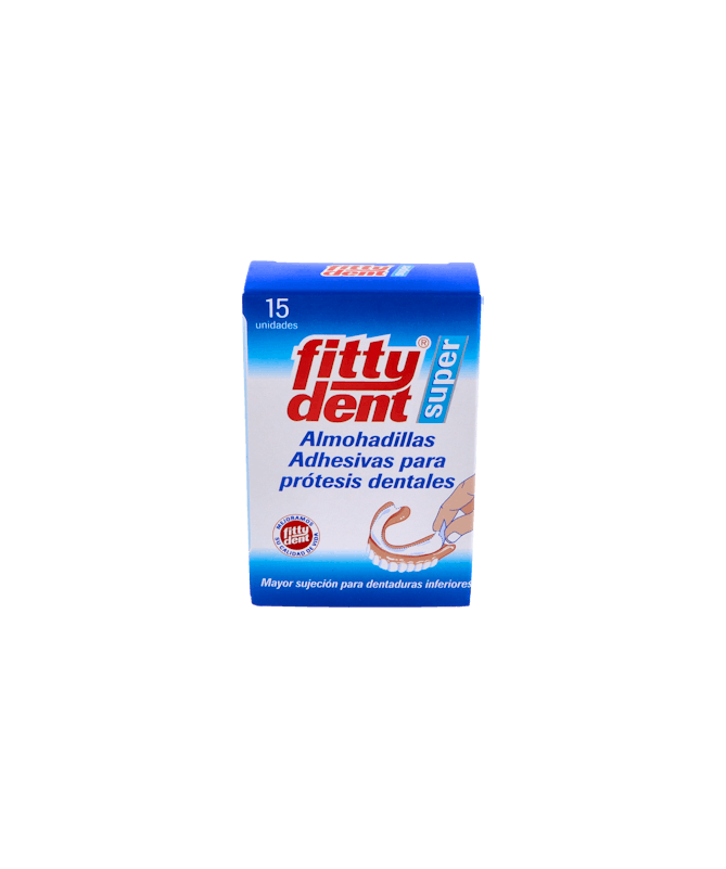 FITTYDENT ALMOHADILLAS ADHESIVAS 15U – foto del producto cada fittydent almohadillas FITTYDENT ALMOHADILLAS ADHESIVAS 15U – foto del producto cada fittydent almohadillas