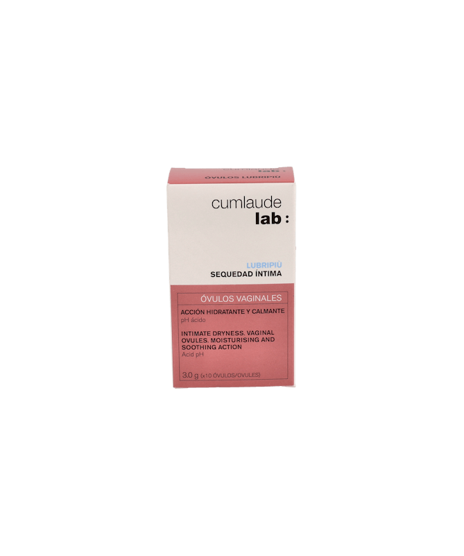 CUMLAUDE LUBRIPIU OVULOS VAGINALES 10 UD – foto del producto cumlaude lubripiu ovulos