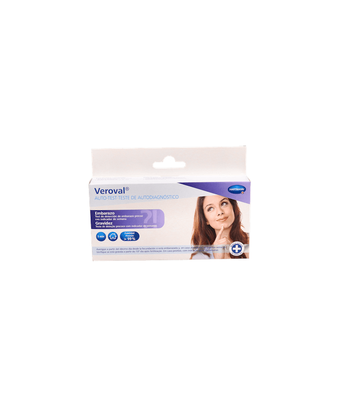 VEROVAL AUTOTEST DE EMBARAZO 1 U – foto del producto cada veroval autotest