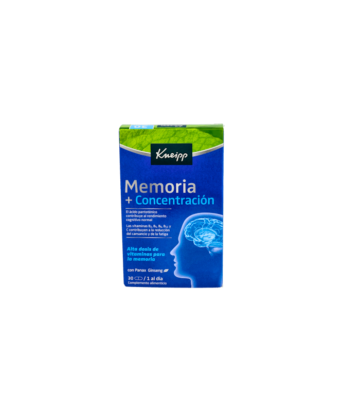 KNEIPP MEMORIA Y CONCENTRACION 30 CAPS – foto del producto kneipp memoria concentracion KNEIPP MEMORIA Y CONCENTRACION 30 CAPS – foto del producto kneipp memoria concentracion