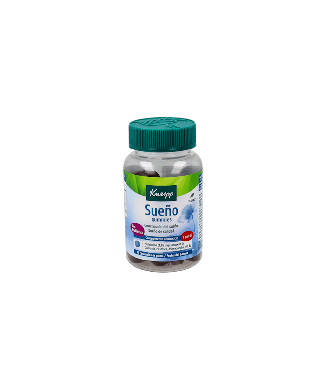 KNEIPP SUEÑO 30 GUMMIES FRUTOS BOSQUE – foto del producto aceites kneipp sueño KNEIPP SUEÑO 30 GUMMIES FRUTOS BOSQUE – foto del producto aceites kneipp sueño