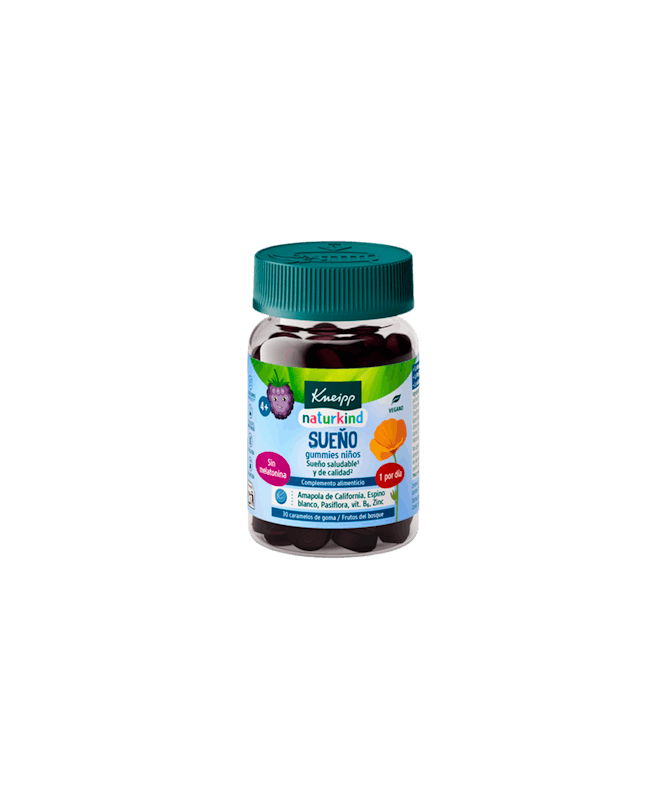 KNEIPP GUMMIES NIÑOS SUEÑO 30 C FRUTOS B – foto del producto aceites kneipp gummies