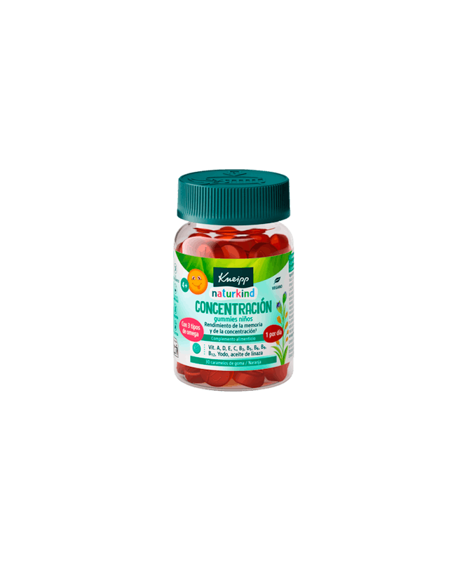 KNEIPP GUMMIES NIÑOS CONCENT 30 C NARANJ – foto del producto aceites kneipp gummies KNEIPP GUMMIES NIÑOS CONCENT 30 C NARANJ – foto del producto aceites kneipp gummies