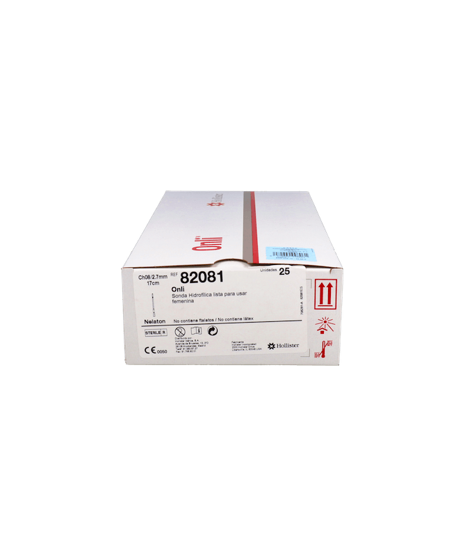 SONDA VESICAL MUJER CH-08 17CM 25U – foto del producto cada sonda vesical
