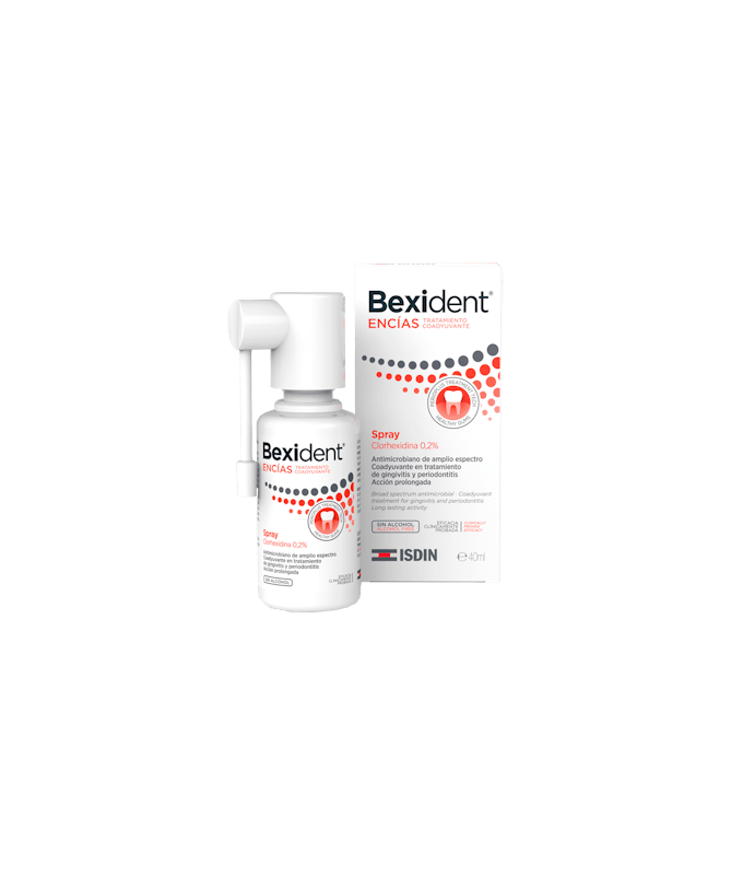 BEXIDENT ENCIAS SPRAY CON CLORHEX 40 ML – foto del producto cada bexident encias BEXIDENT ENCIAS SPRAY CON CLORHEX 40 ML – foto del producto cada bexident encias