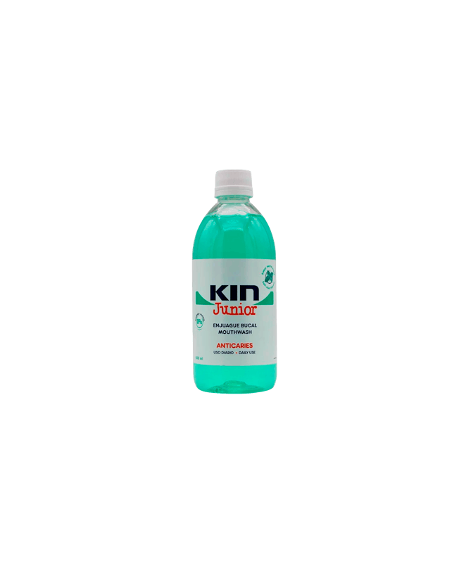 KIN JUNIOR ENJUAGE MENTA SUAVE 500ML – foto del producto cada kin junior KIN JUNIOR ENJUAGE MENTA SUAVE 500ML – foto del producto cada kin junior