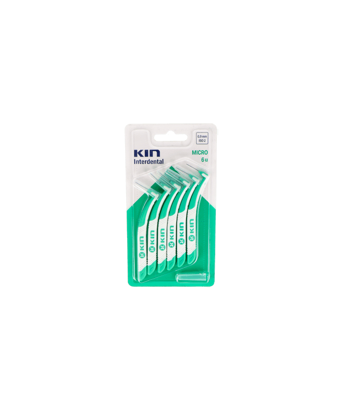 CEPILLO INTERDENTAL KIN MICRO 6 UDES – foto del producto cada cepillo interdental CEPILLO INTERDENTAL KIN MICRO 6 UDES – foto del producto cada cepillo interdental