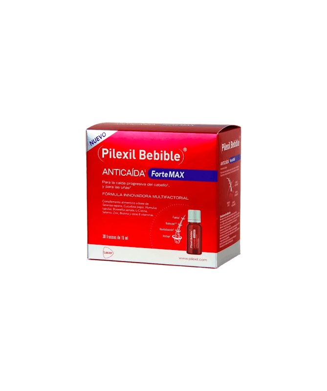 PILEXIL BEBIBLE ANTICAIDA FORTEMAX 30 UD – foto del producto cada pilexil bebible PILEXIL BEBIBLE ANTICAIDA FORTEMAX 30 UD – foto del producto cada pilexil bebible