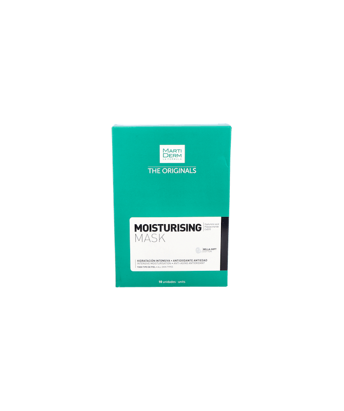 MARTIDERM MOISTURING MASK 25 ML 10 UD – foto del producto cada martiderm moisturing