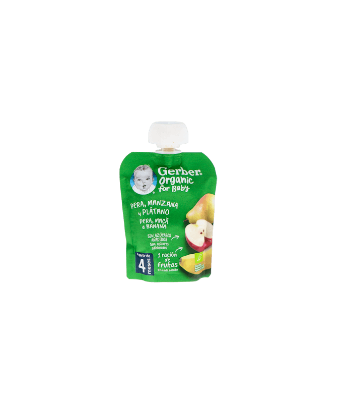 GERBER POUCH ORGAN PER-MANZ-PLAT 1X90G – foto del producto cada gerber pouch